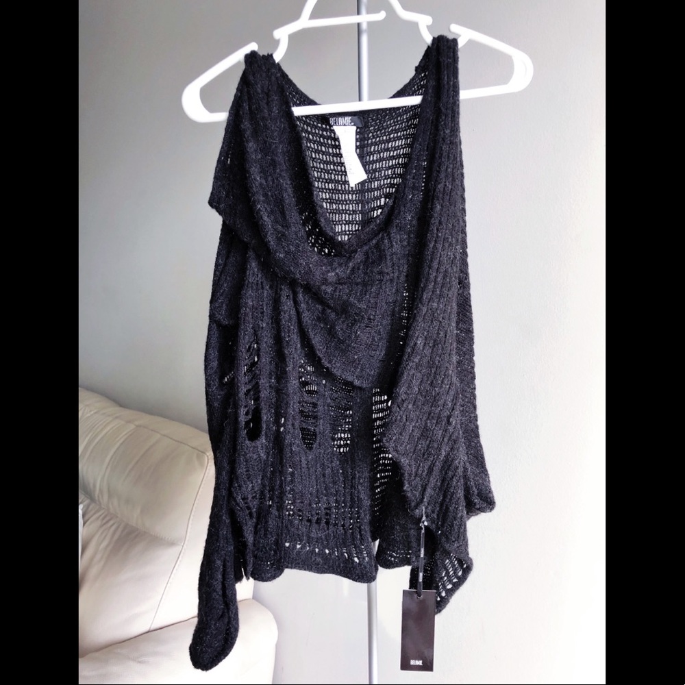 Belamie Charcoal Grey Sleeveless Pullover Sweater